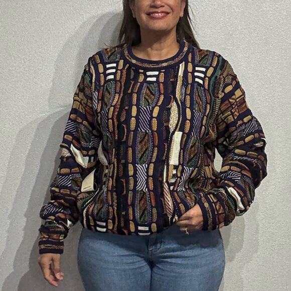 Protege Coogi Style 90's Vintage Sweater Sz 1X NWT - Picture 1 of 12